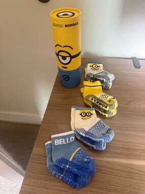 Bombas Toddler Minion Gripper Calf Sock